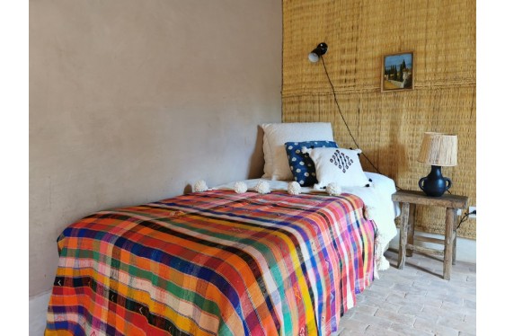 Wool berber blanket | 213 x 158cm | Berber decoration
