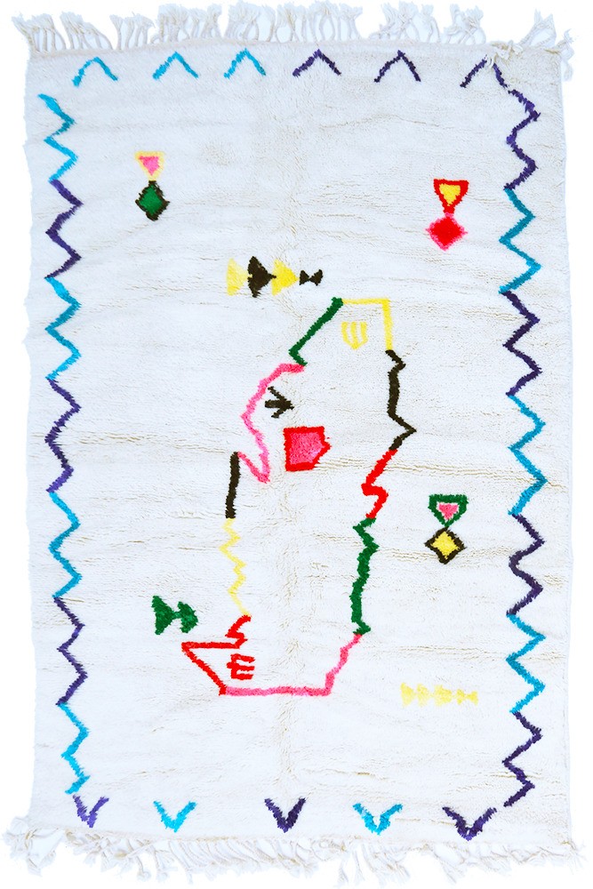 Tapiz bereber de colores | 212 x 140cm
