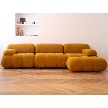 Bouclette wool sofa