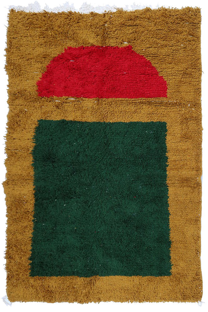Colorful Berber rug | 246 x 152cm