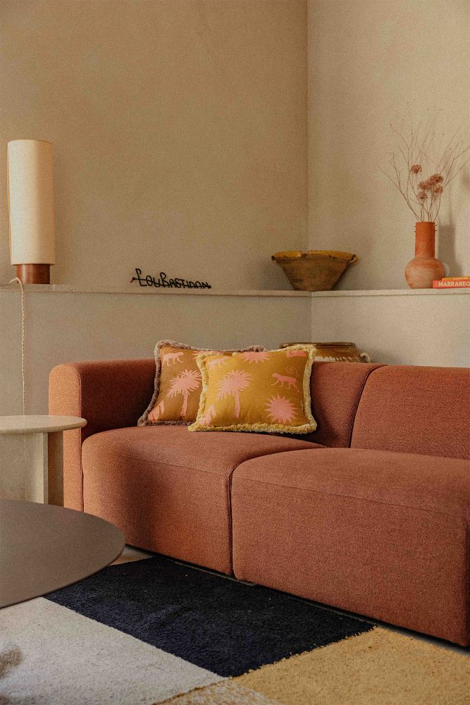 Kissenbezug "Wildes Licht". Azuri Solar Studio.