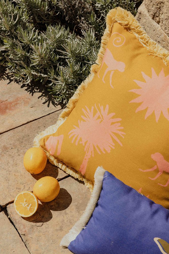 copy ofFunda de cojín amarillo. M3TISS.