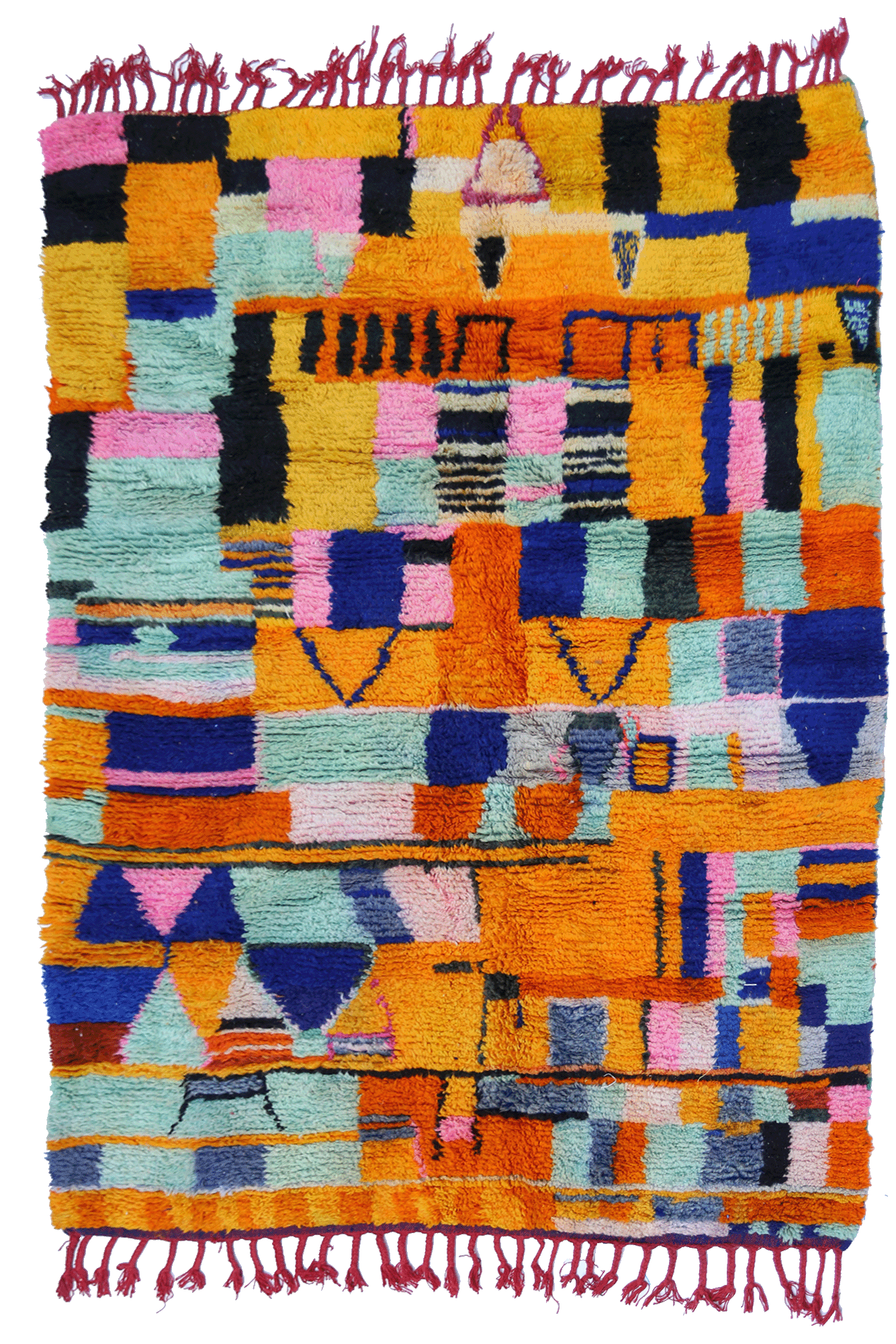 Tapis Kilim Marocain Berbère Azilal 230 x 150 cm