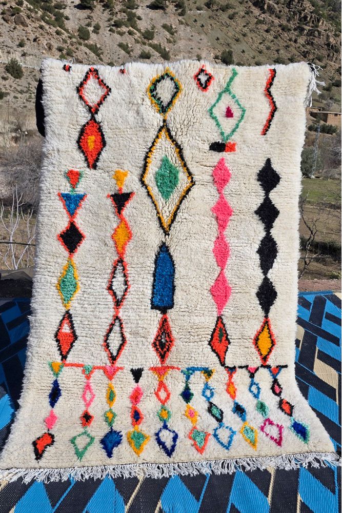 Gekleurde Berber tapijt | M Directe verkoop