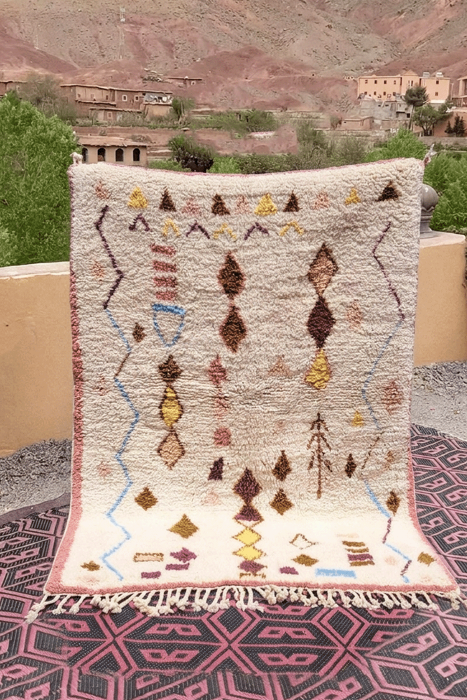 Tapis berbère coloré | 190 x 143cm