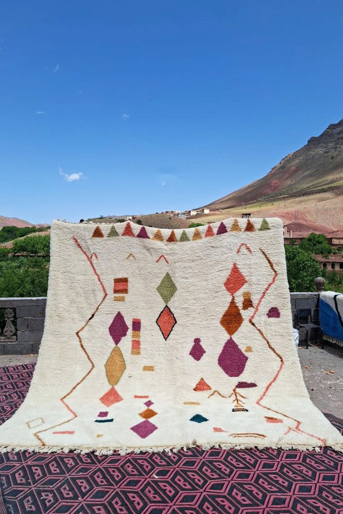 Bunter Berber Teppich | 310 x 300cm