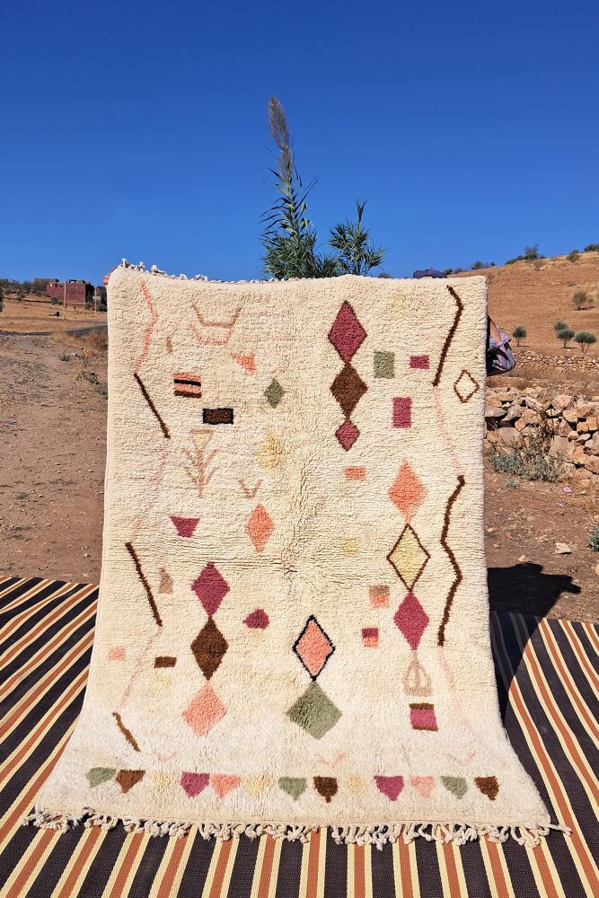 Bunter Berber Teppich | 240 x 150cm