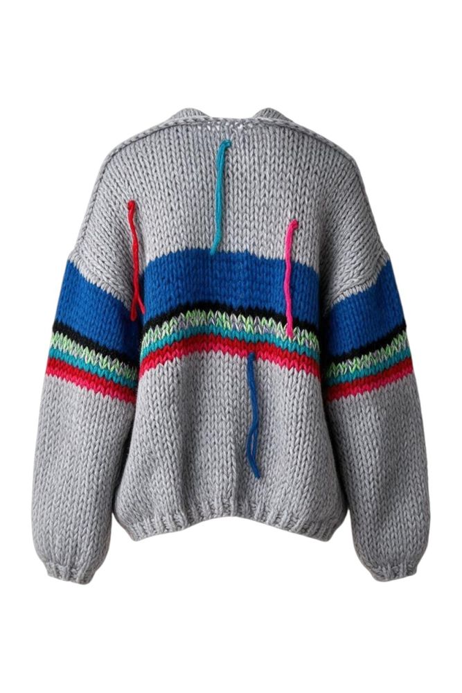 Chaleco de lana gris