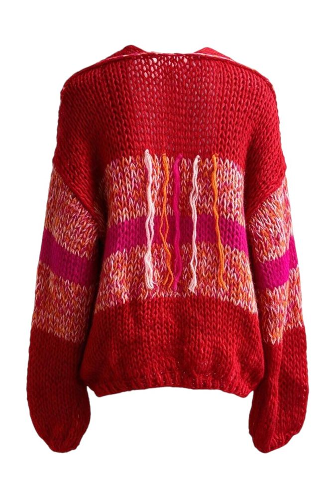 Red wool vest