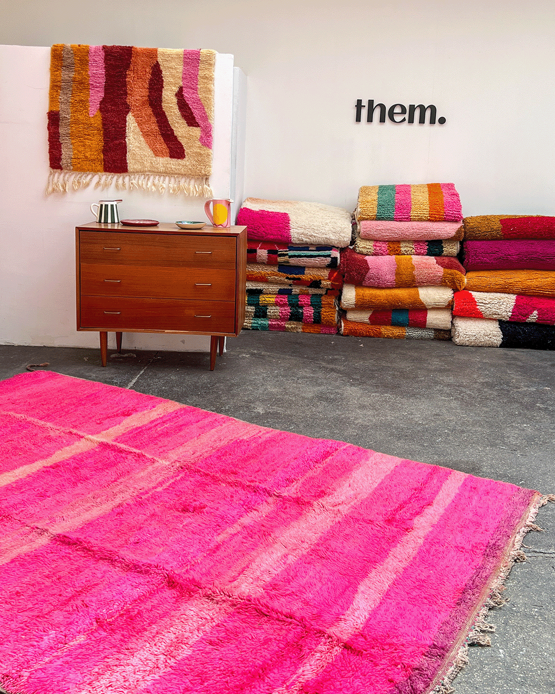 Showroom de tapis berbères artisanaux à Montreuil près de Paris